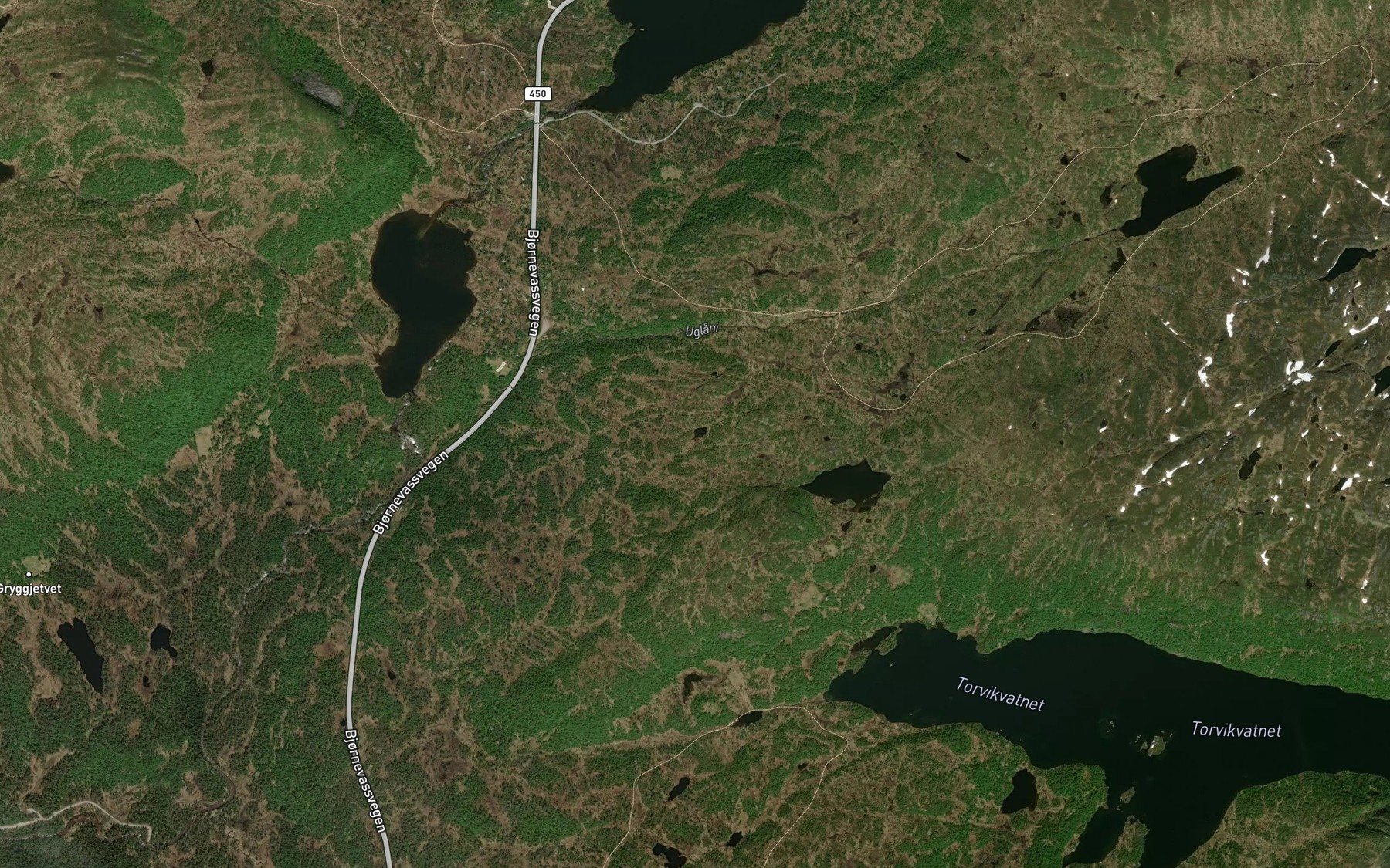 Satellite map of the Jasstjorn