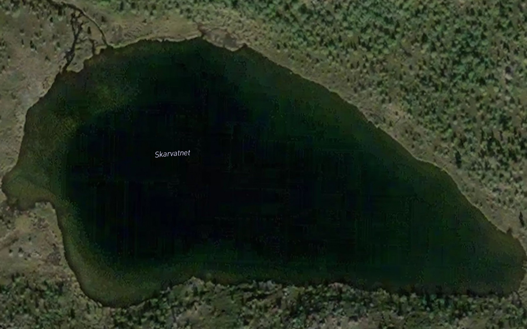Satellite map of the Skardvatnet