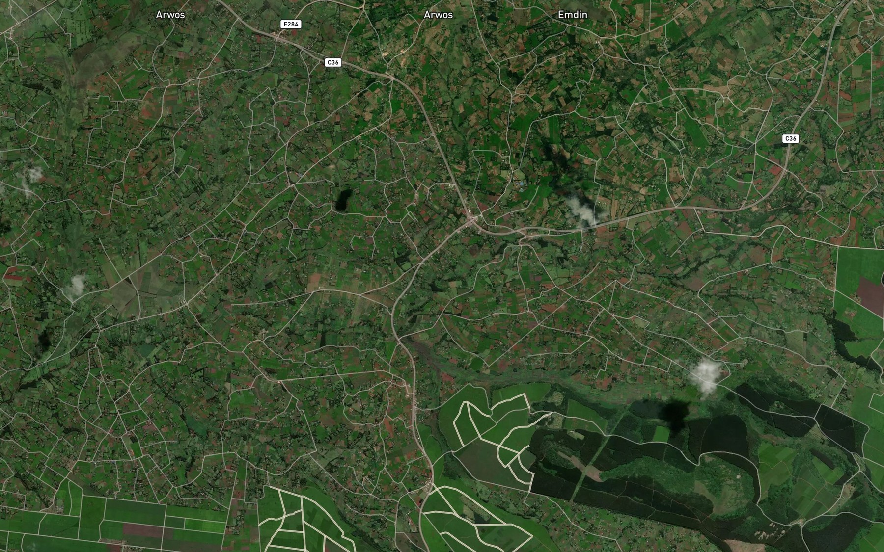 Satellite map of the Mogobich