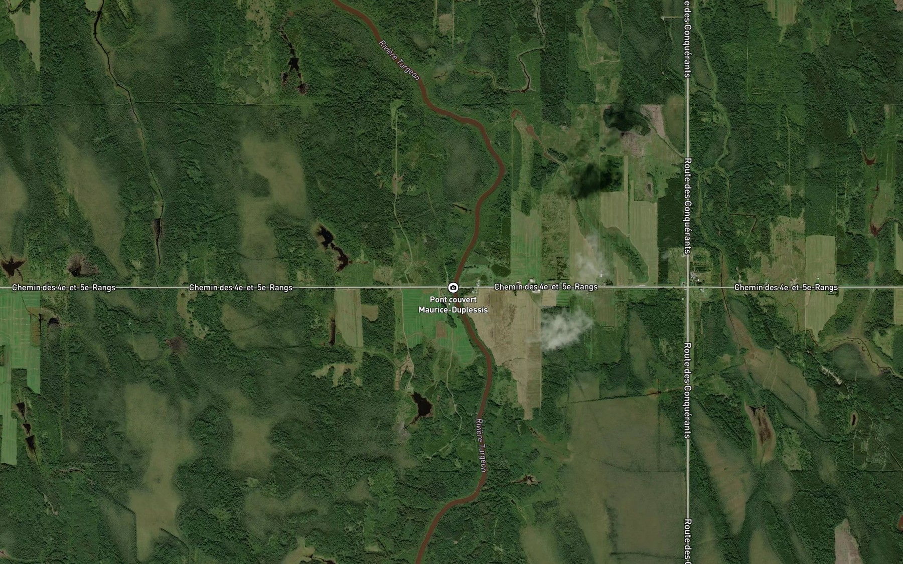 Satellite map of the Cours d'eau Girard