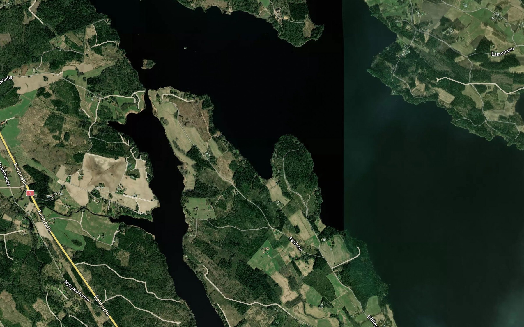 Satellite map of the Tuulianlahti