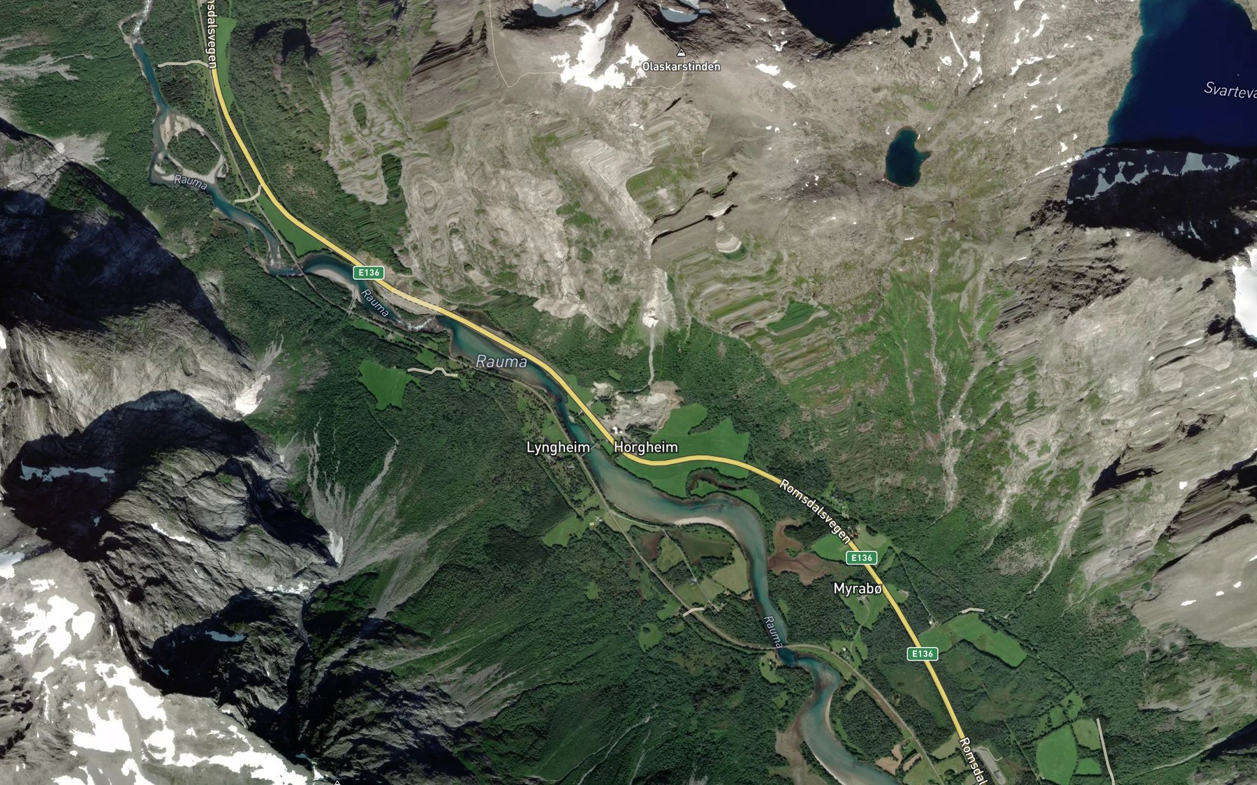 Satellite map of the Arsgrova