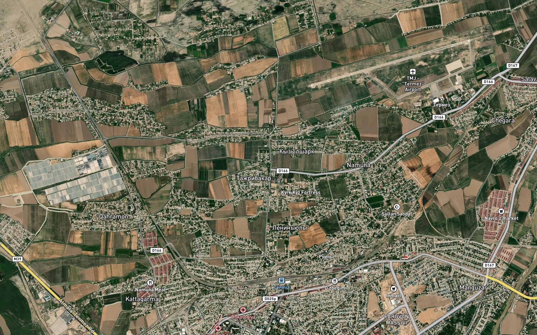 Satellite map of the Kanal Vostochnyy