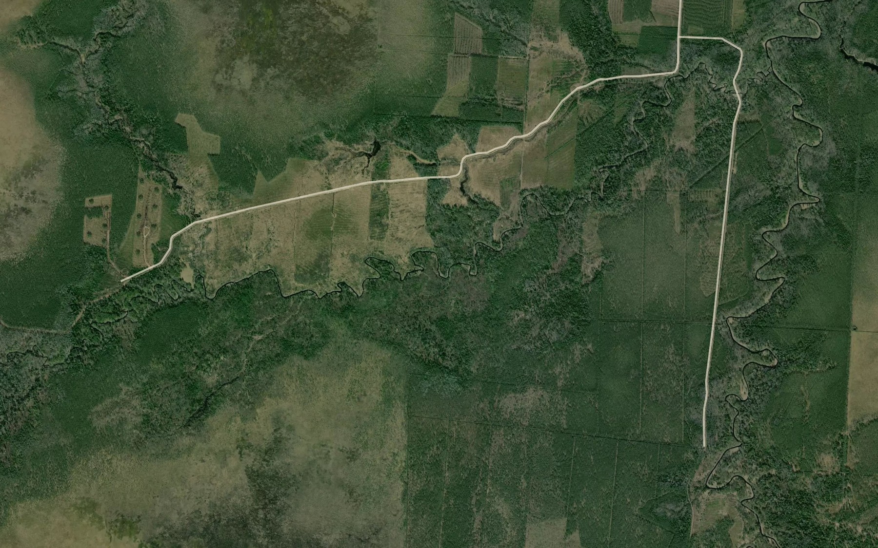 Satellite map of the Paluy