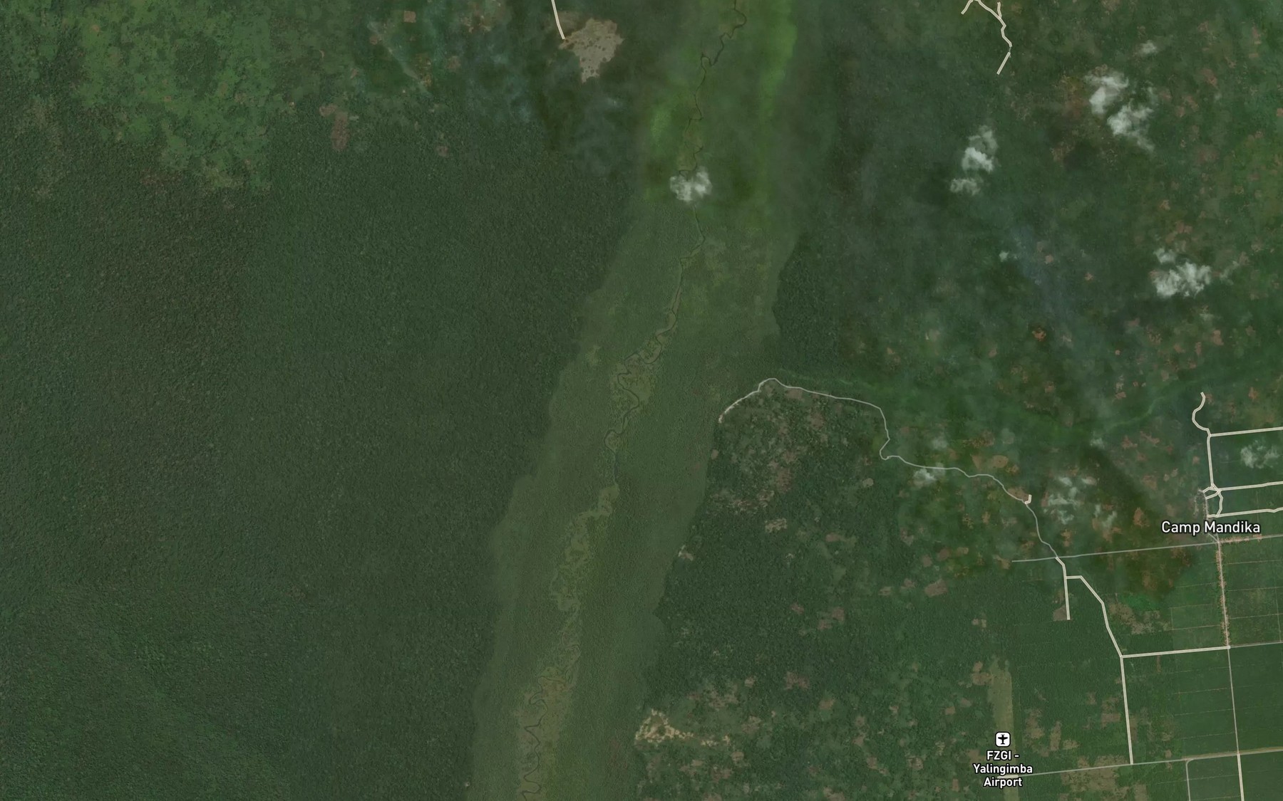 Satellite map of the Moende