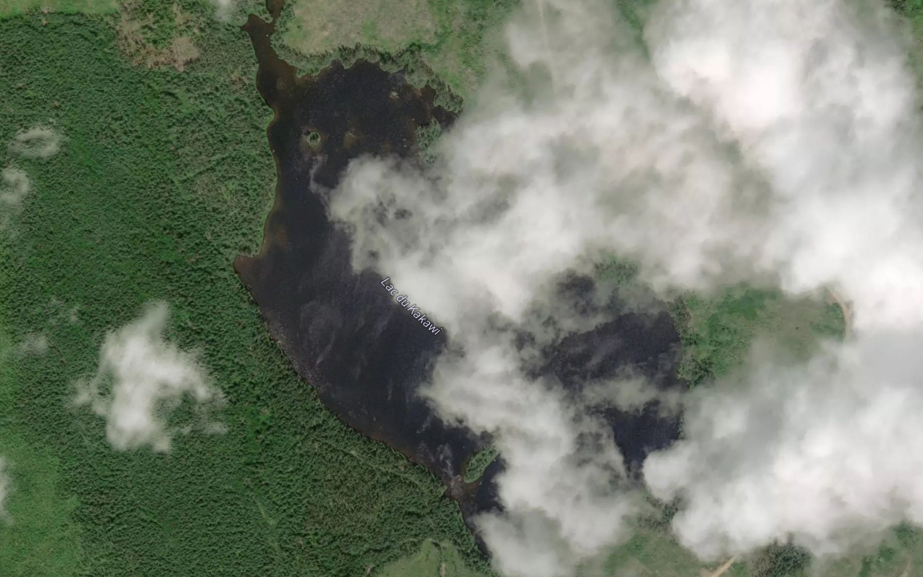 Satellite map of the Lac du Kakawi