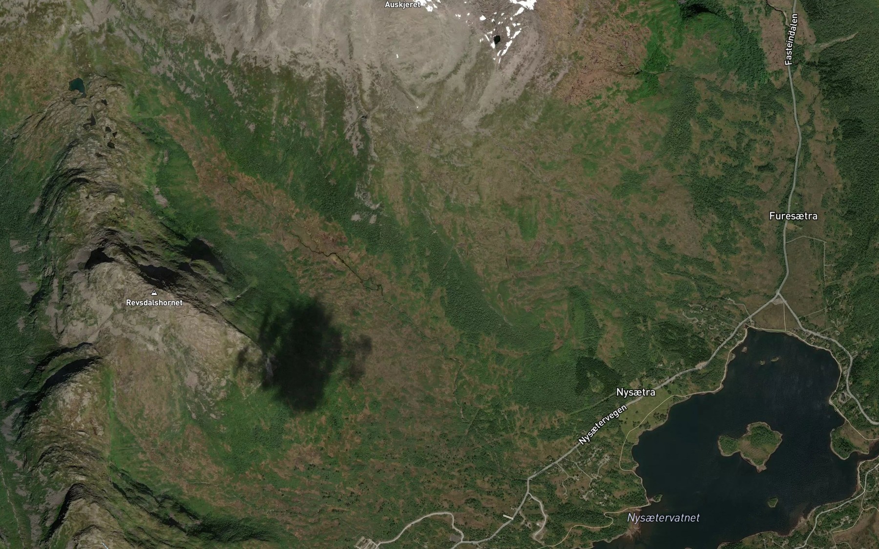 Satellite map of the Liagrova
