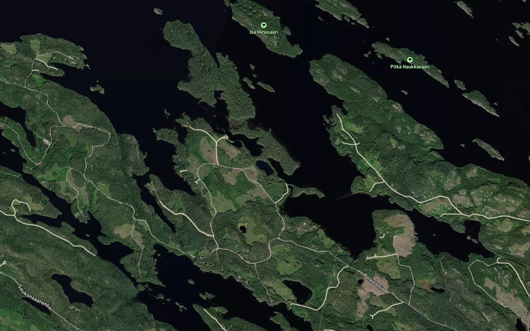 Satellite map of the Sourunlampi