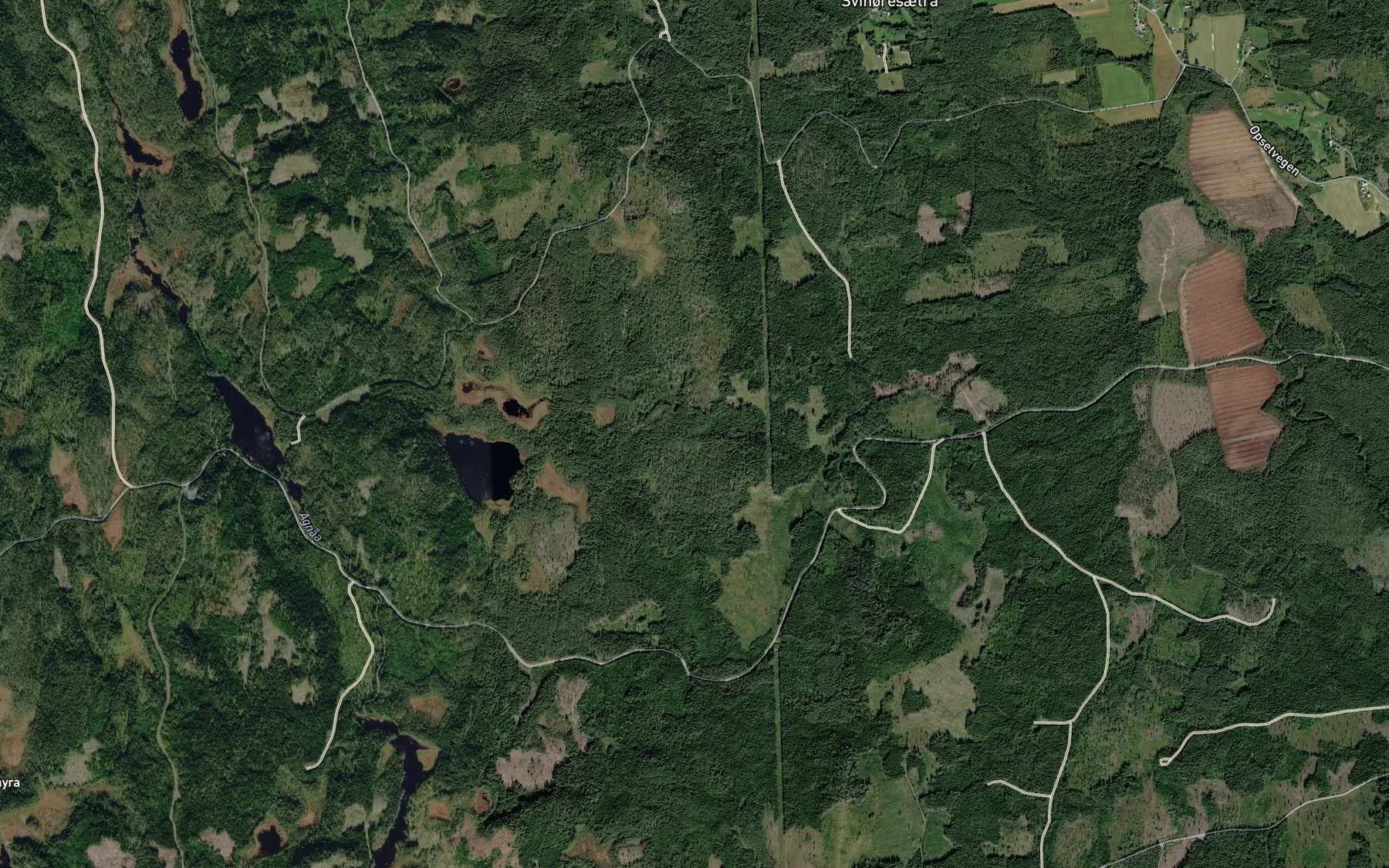 Satellite map of the Hogbergsbekken