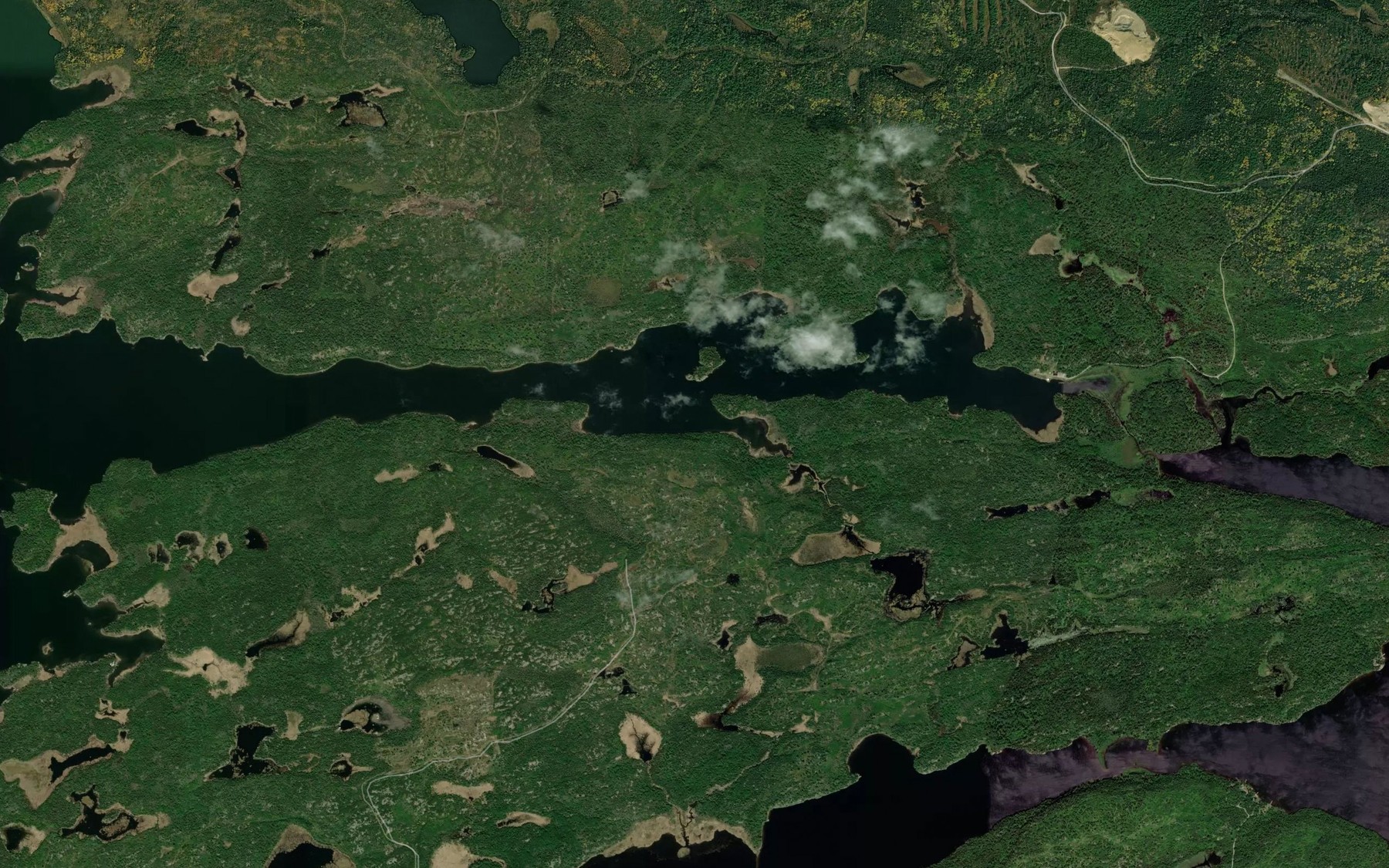 Satellite map of the Macdonald's Inlet