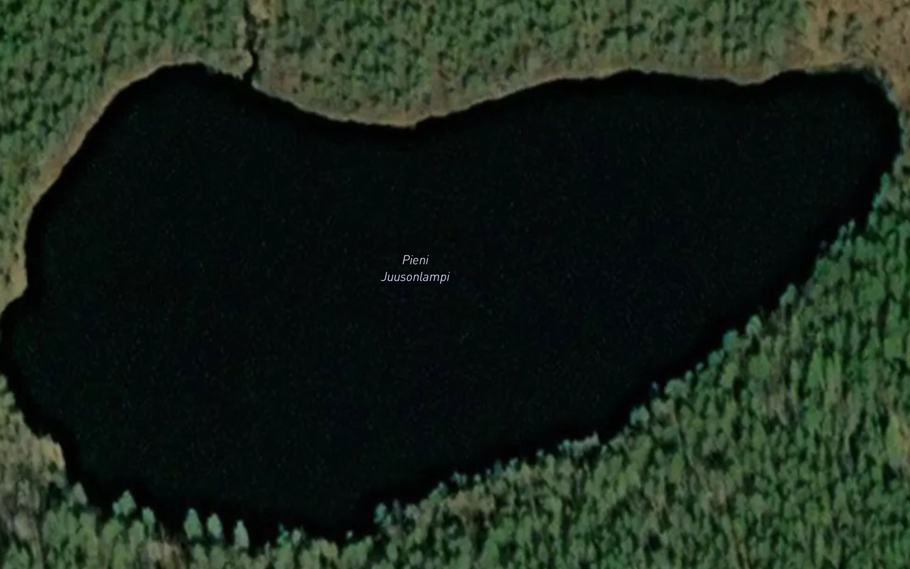 Satellite map of the Pieni Juusonlampi