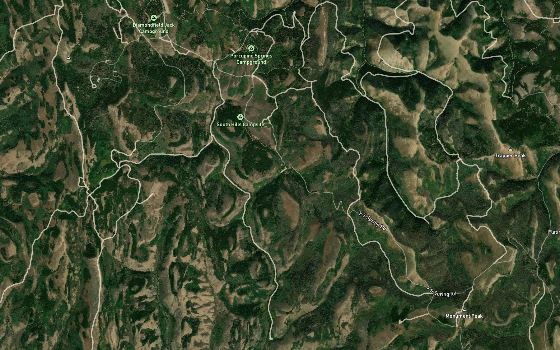Satellite map of the F S Spring