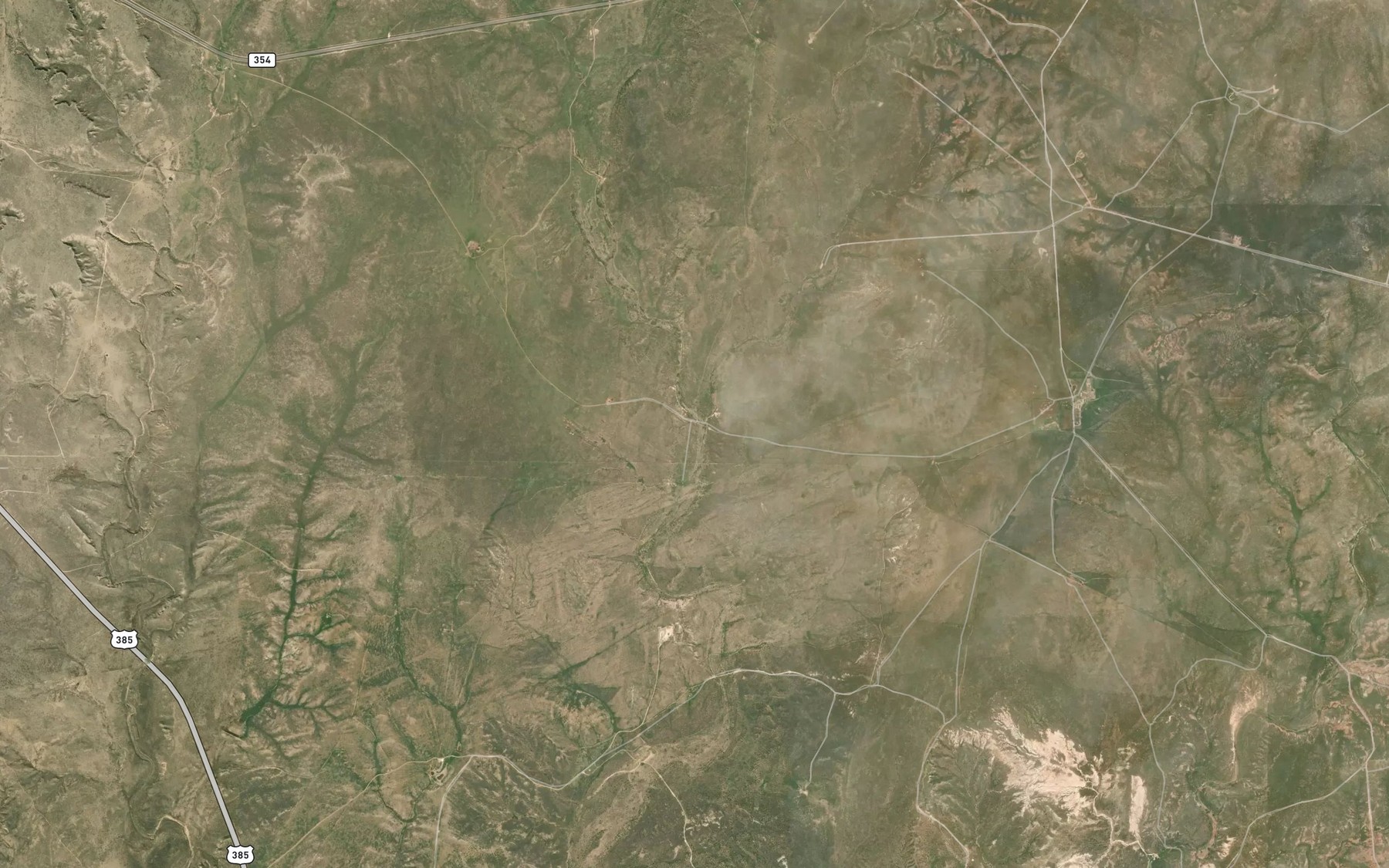 Satellite map of the West Fork East Cheyenne Creek