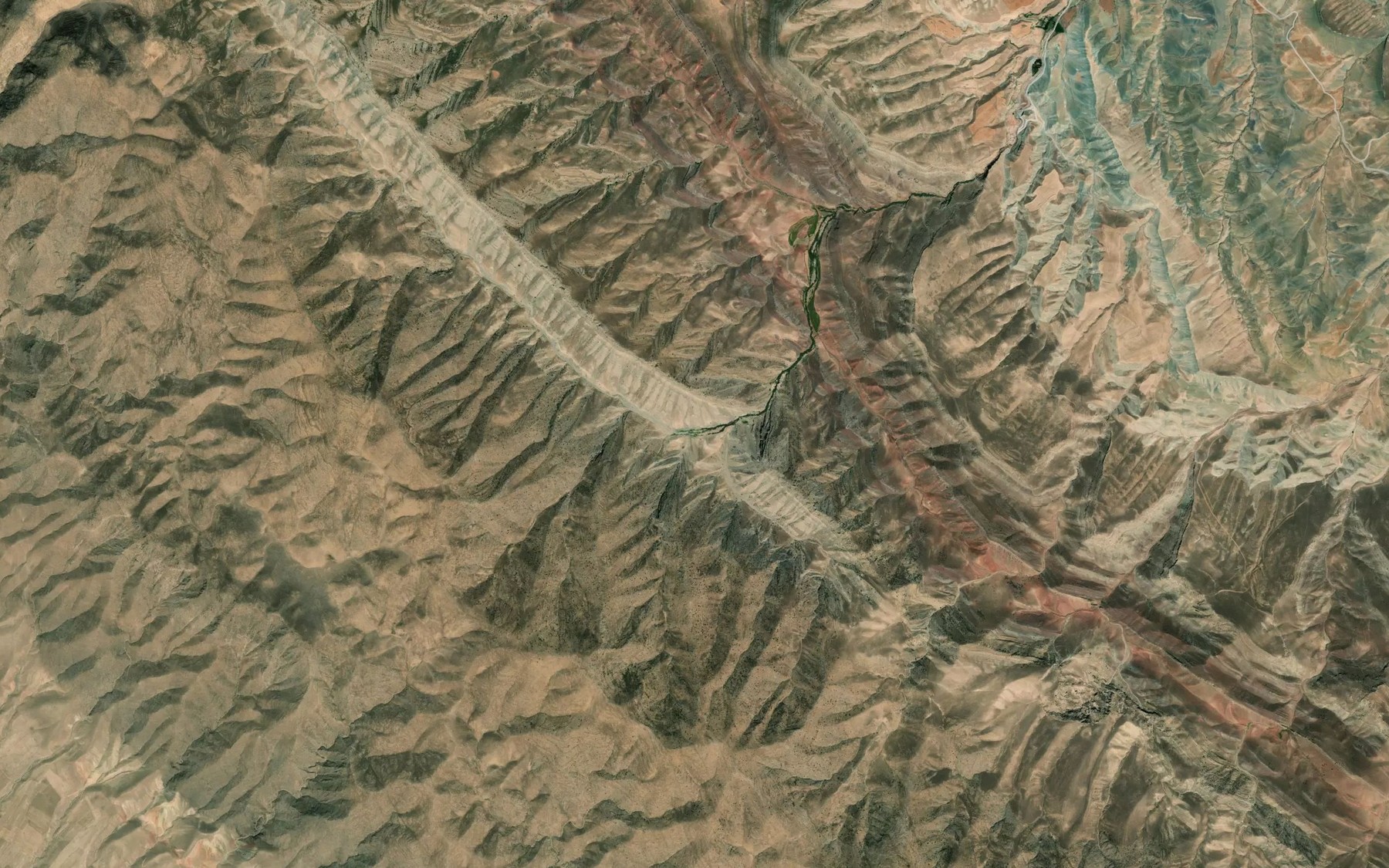 Satellite map of the Cheshmeh-ye Abgarm