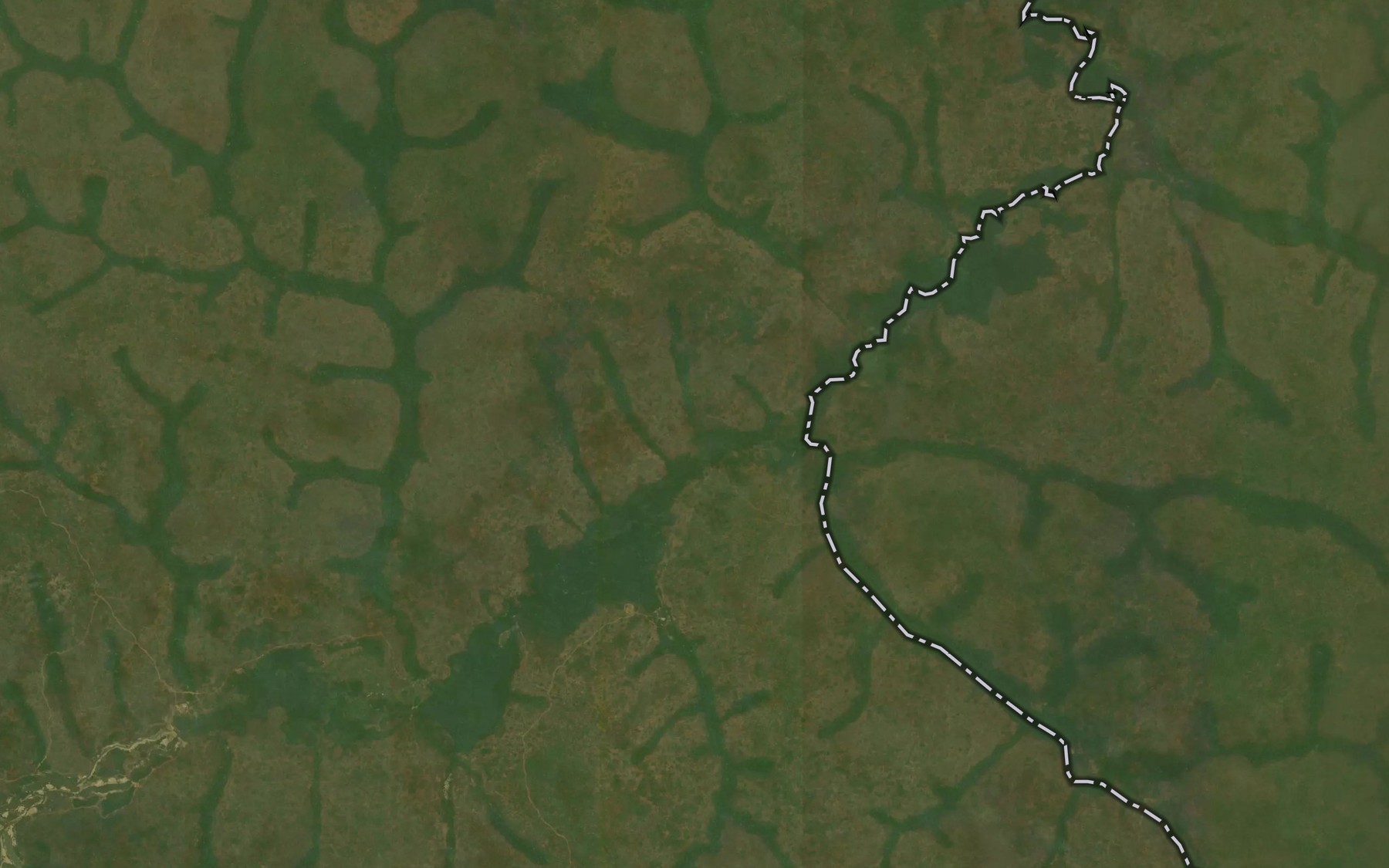 Satellite map of the Mbotoro