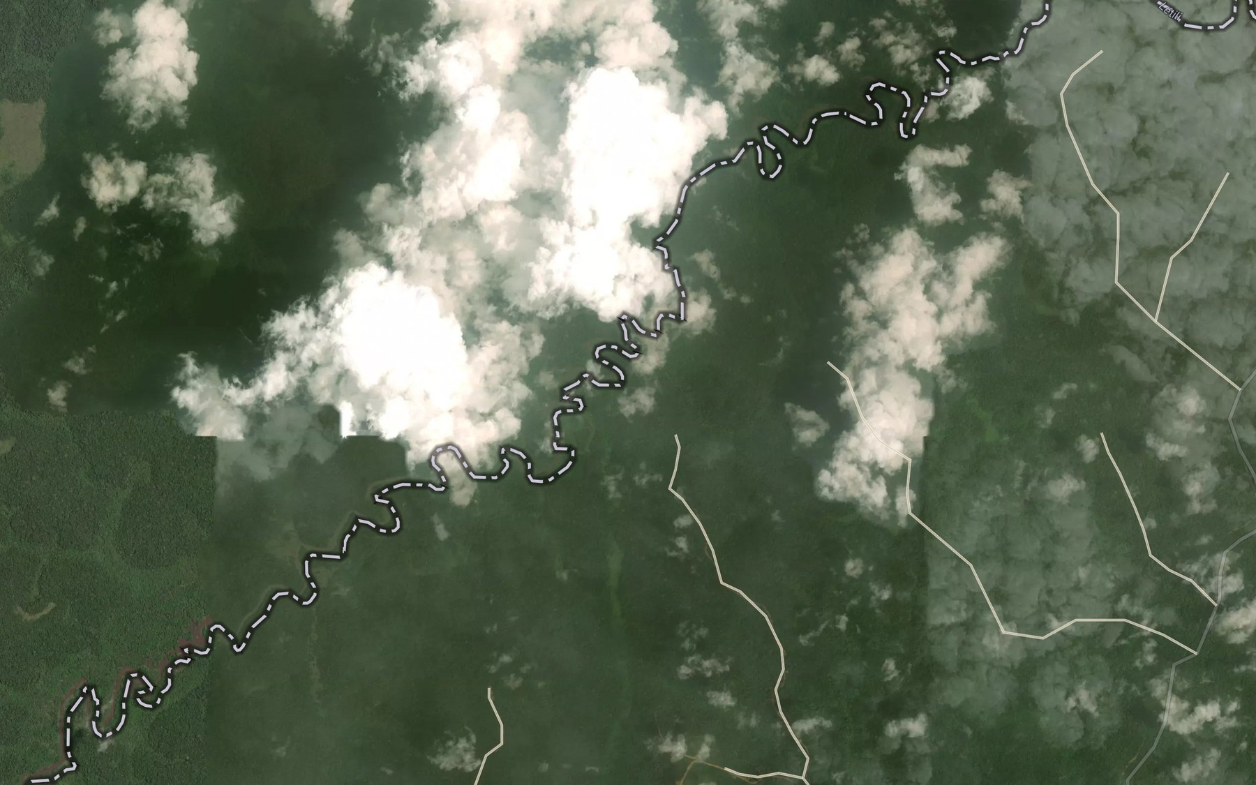 Satellite map of the Bikouo