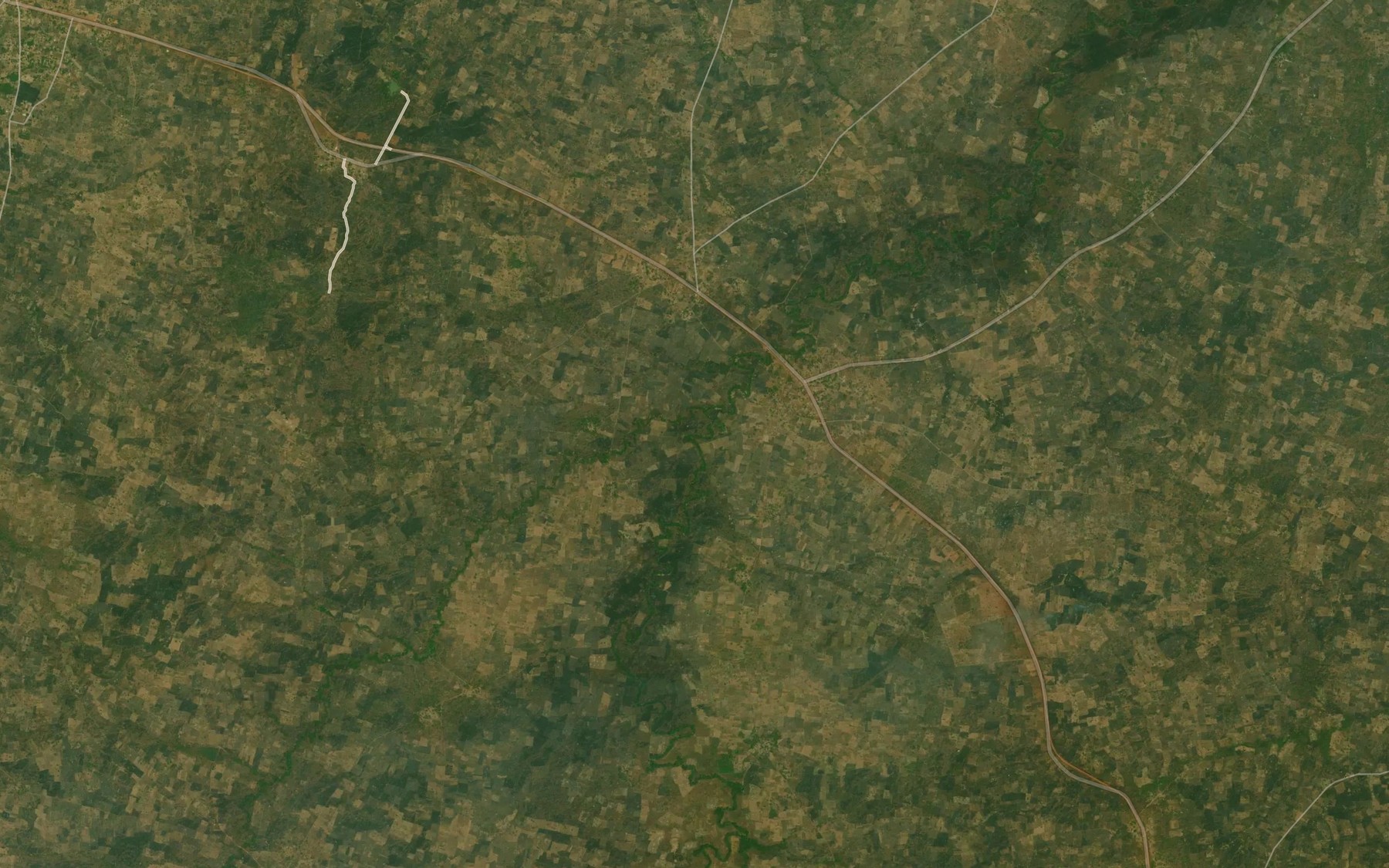 Satellite map of the River Kpele