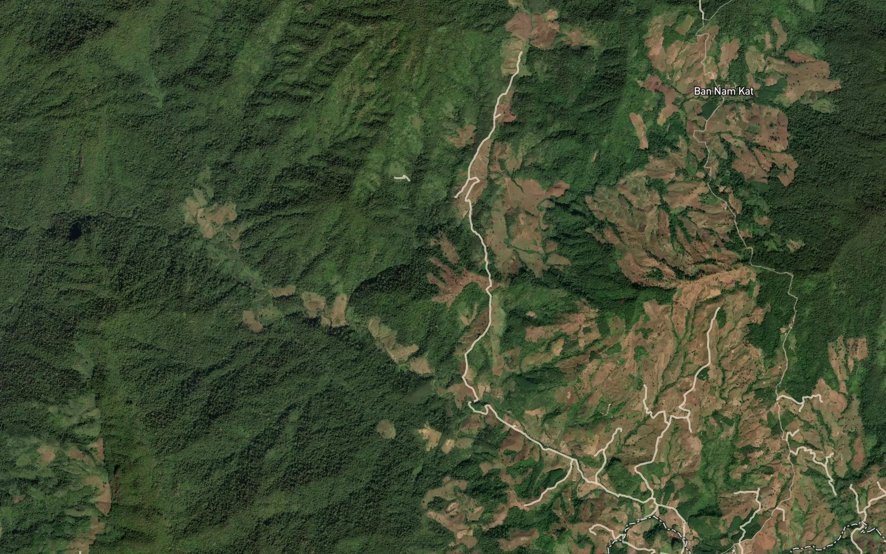 Satellite map of the Nam Kat