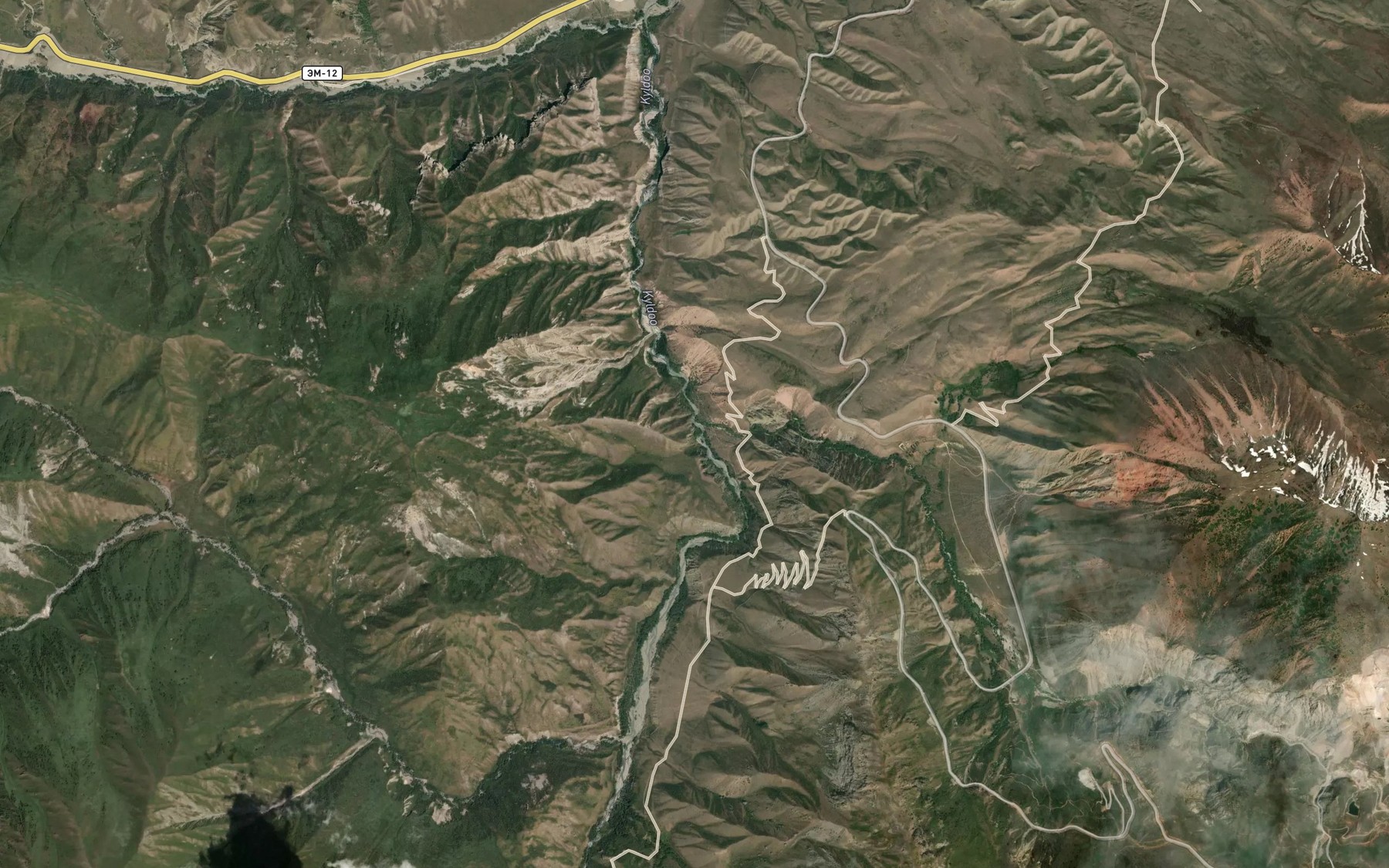 Satellite map of the Makmal