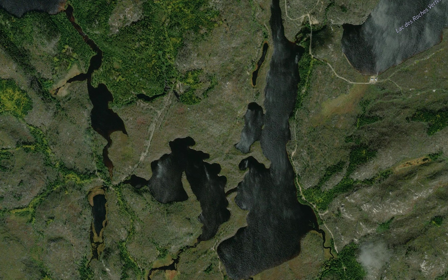Satellite map of the Lac Raymond