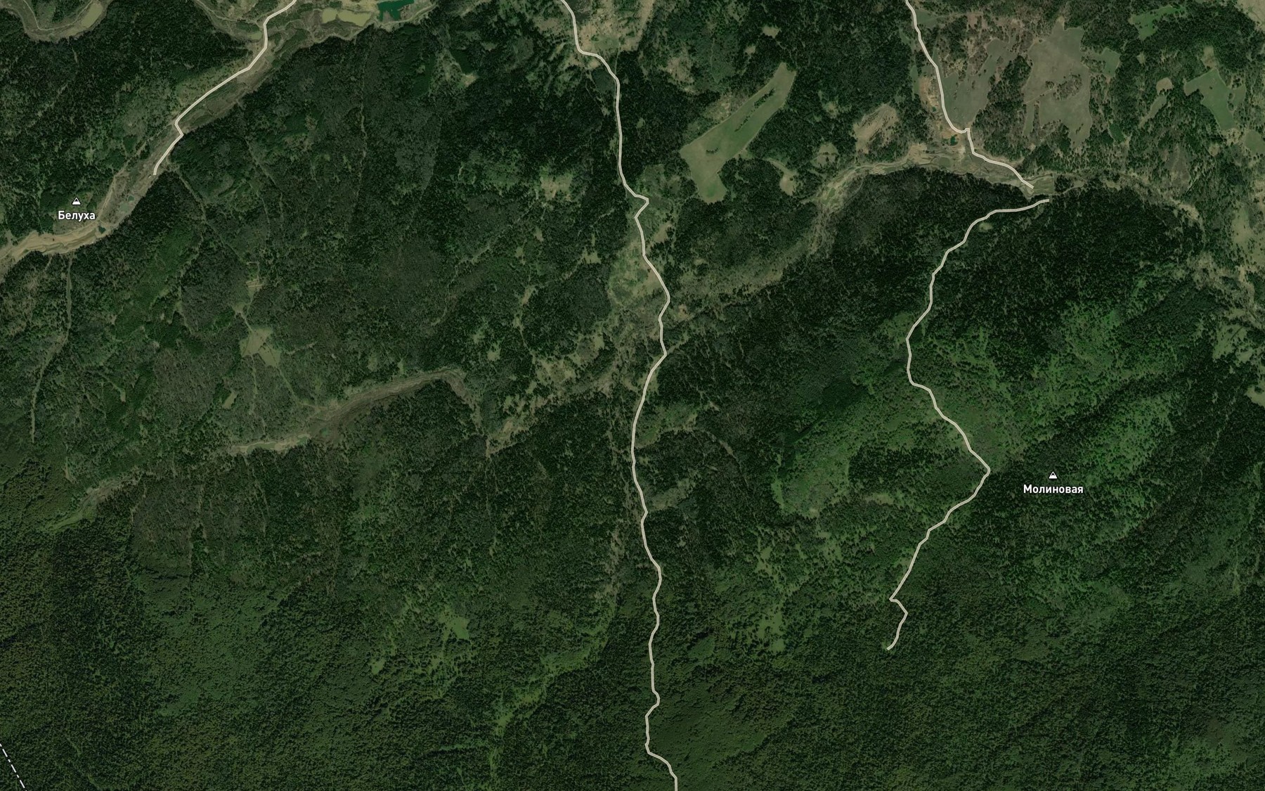 Satellite map of the Kubalda