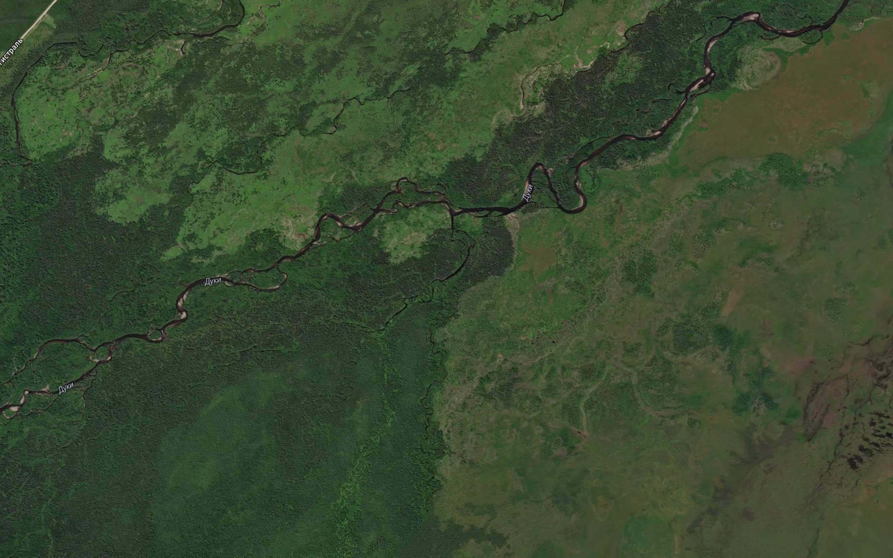 Satellite map of the Dorozhnyy