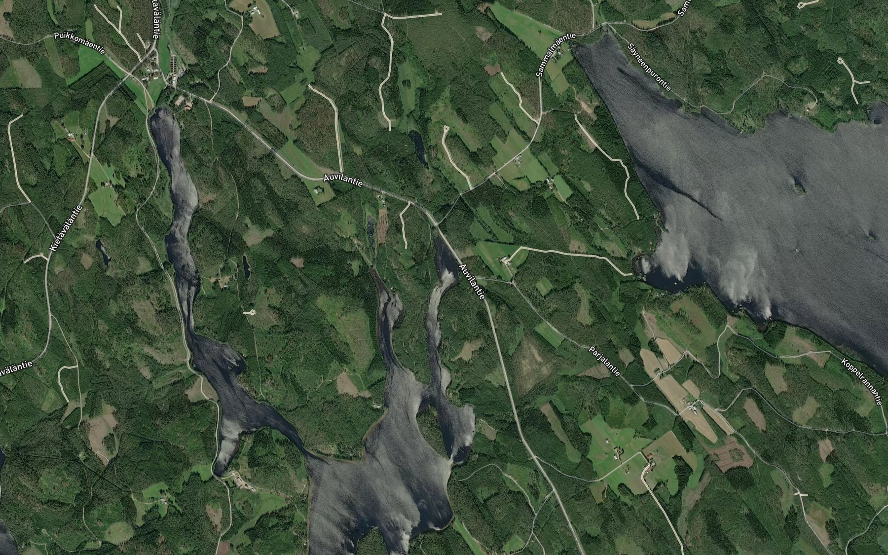 Satellite map of the Jouhilahti