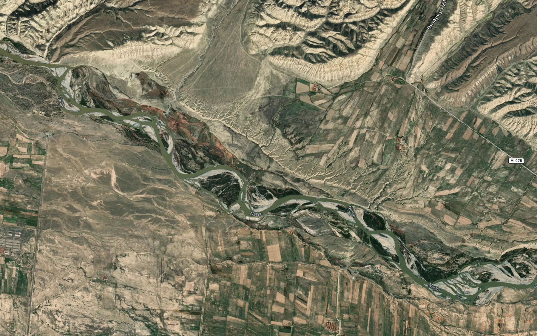 Satellite map of the Uchbulak