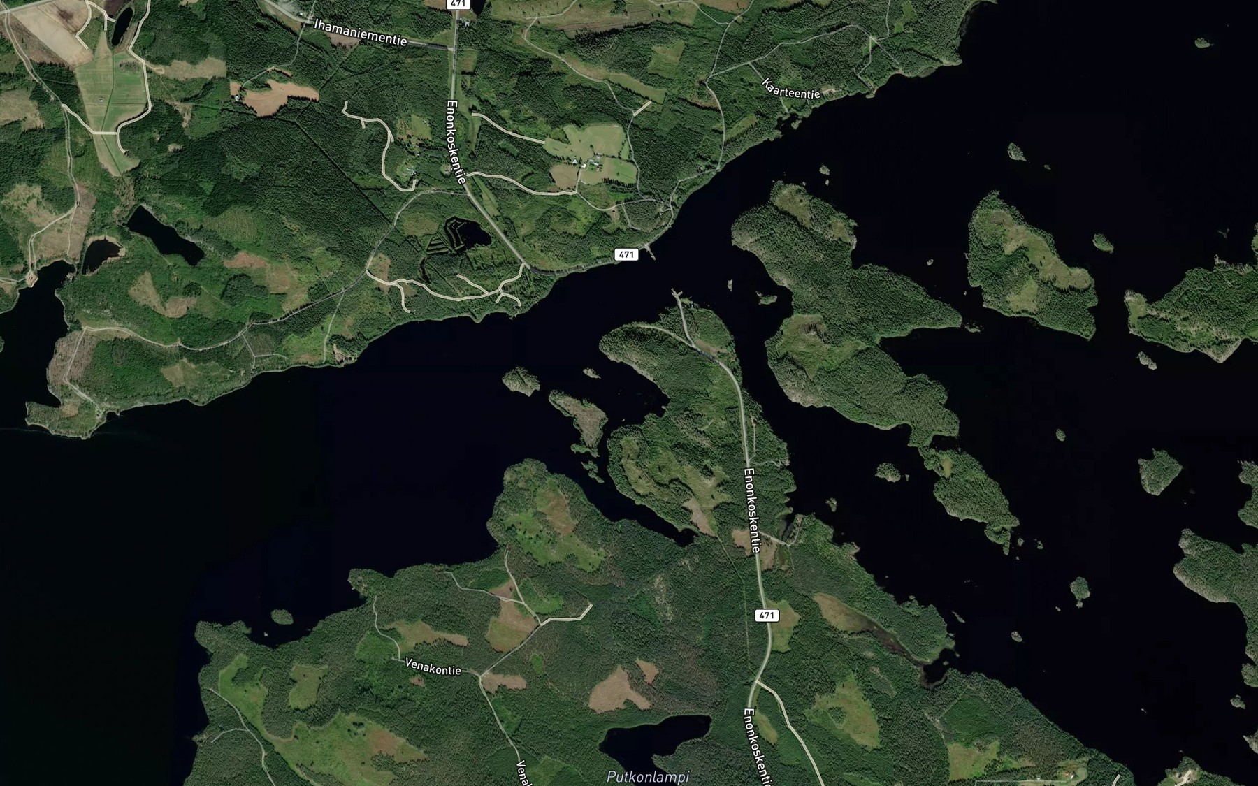 Satellite map of the Kivilahti