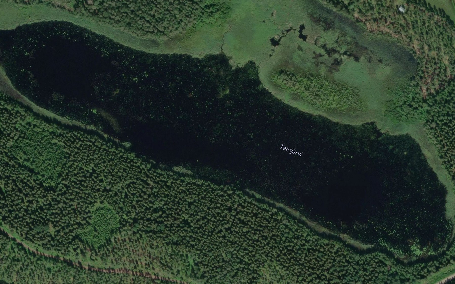 Satellite map of the Tetrijarvi