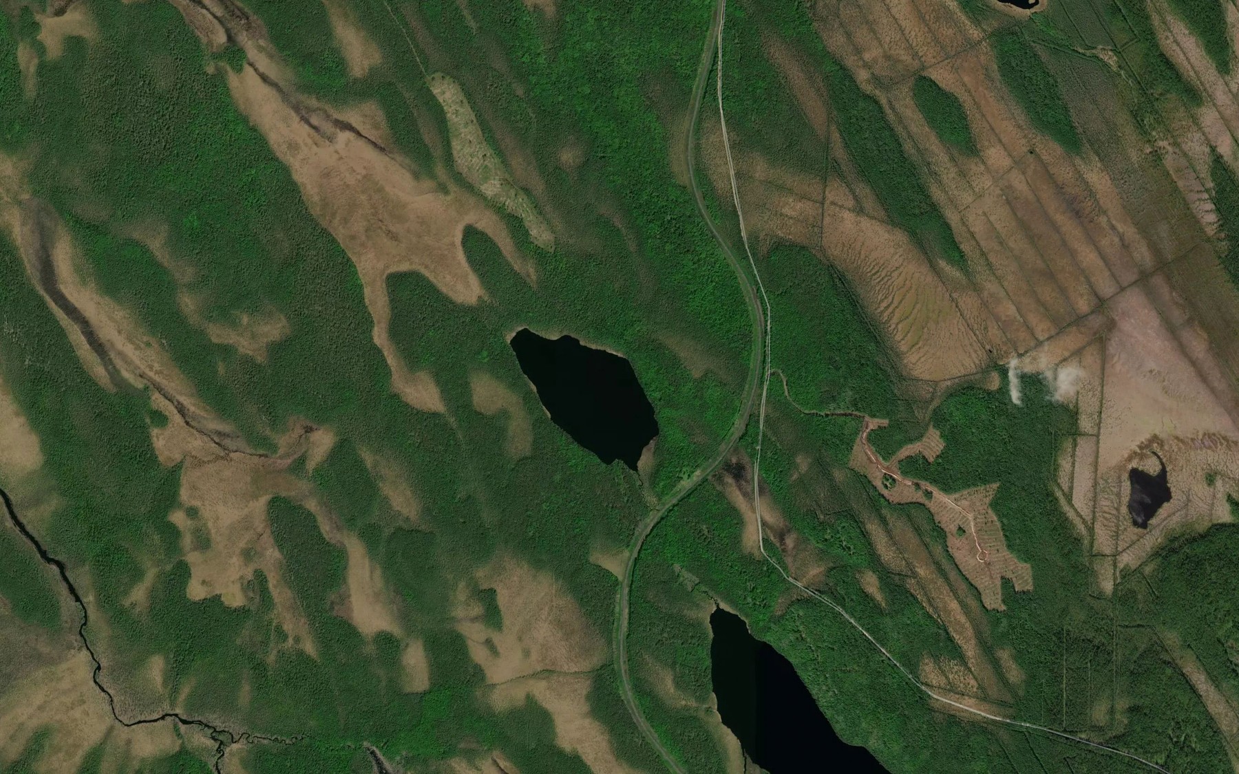 Satellite map of the Ozero Chernoye