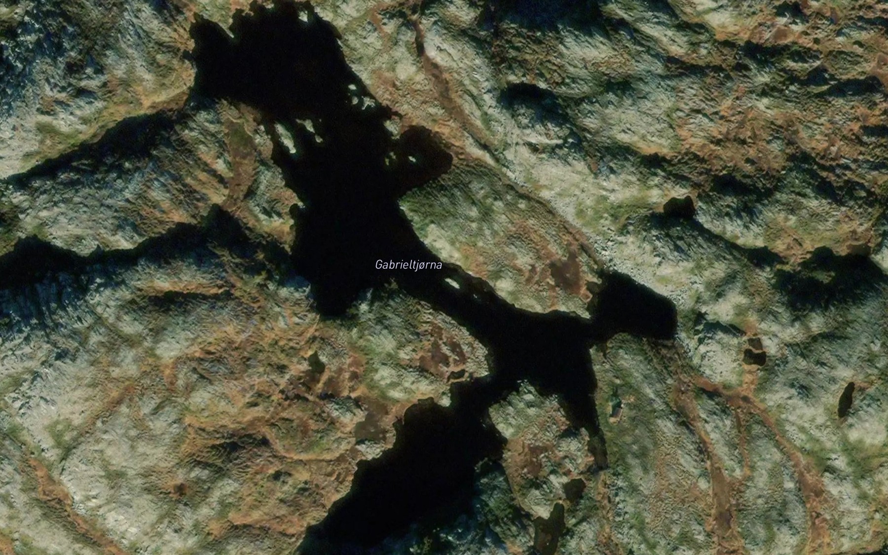 Satellite map of the Gabrieltjorna
