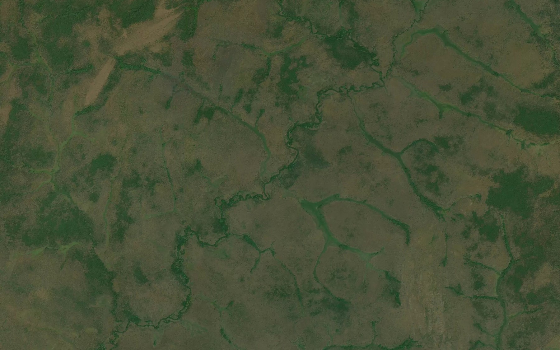 Satellite map of the Nangonde