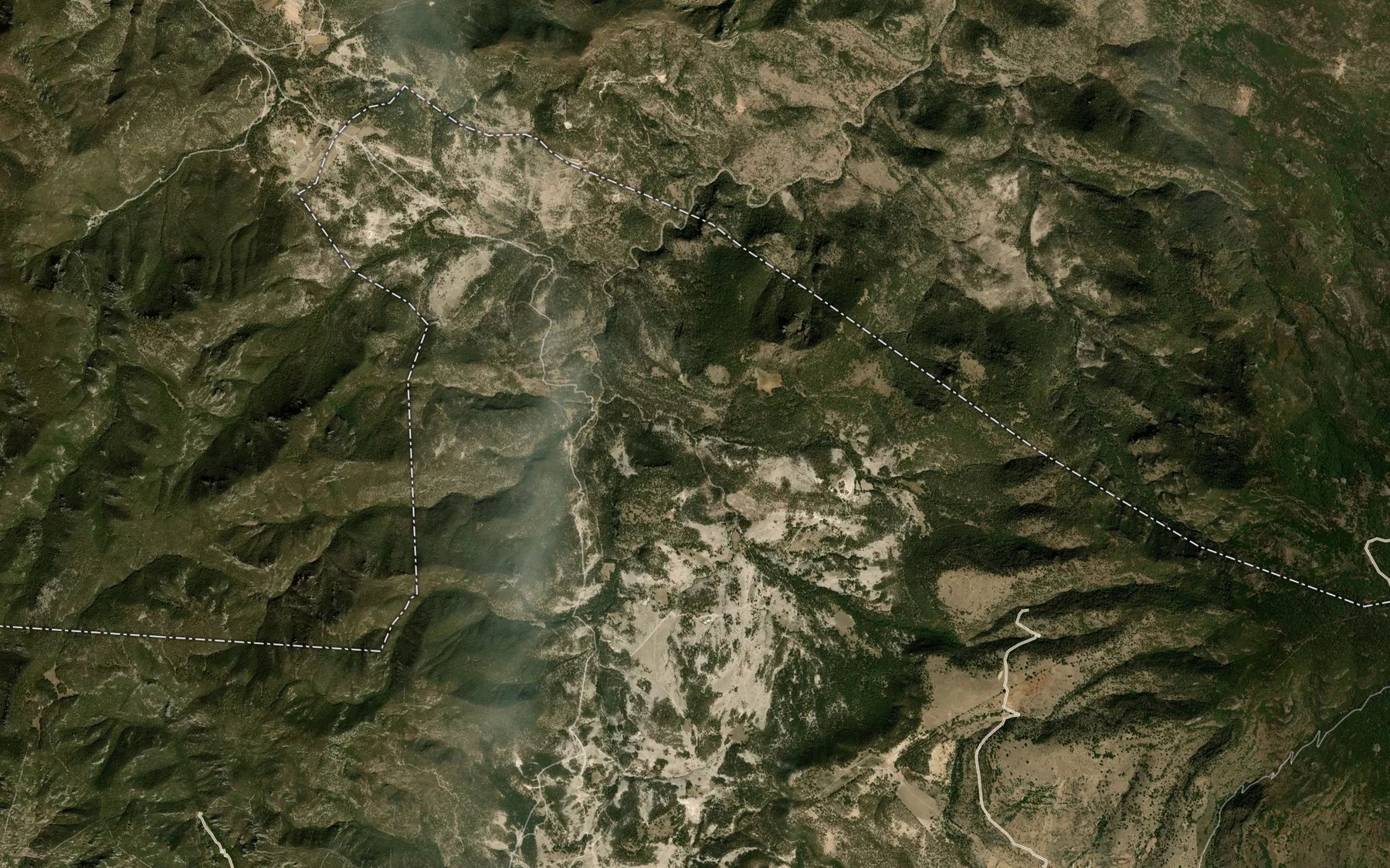 Satellite map of the El Arton
