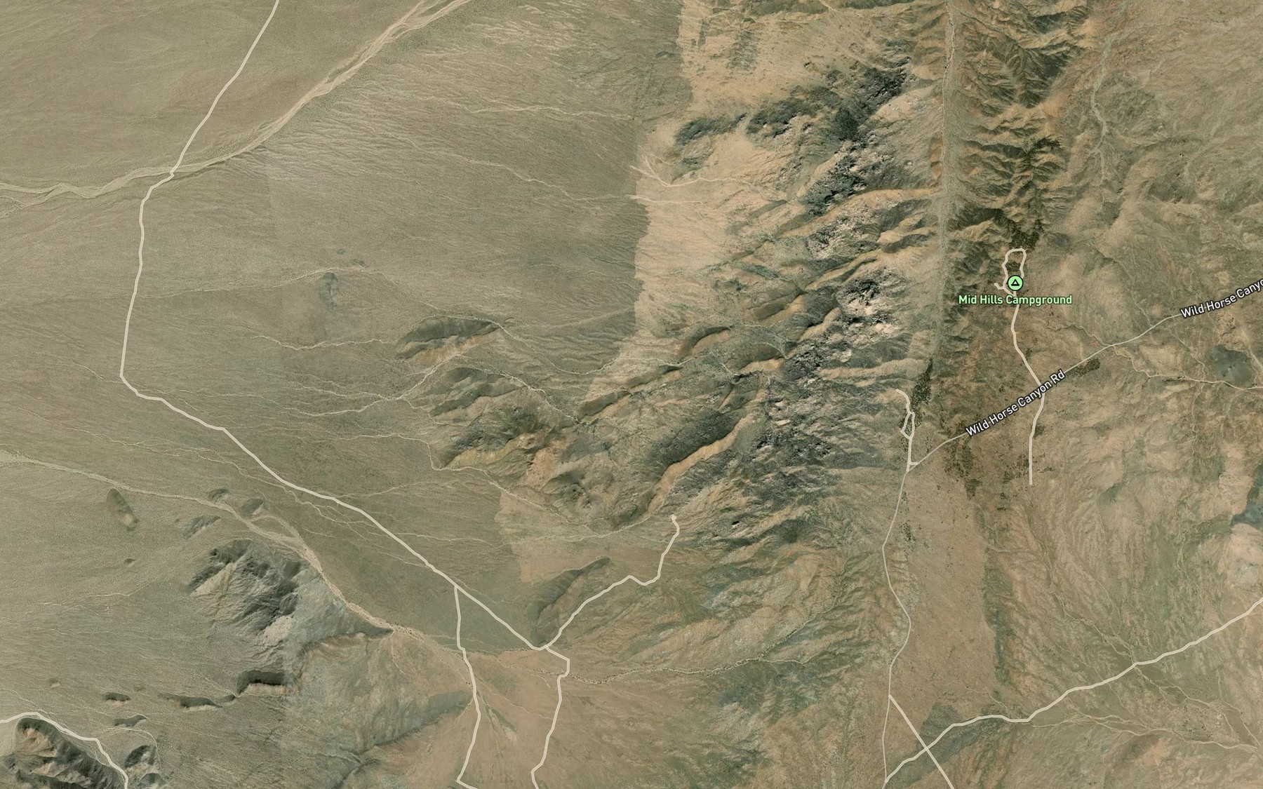 Satellite map of the Wildcat Spring