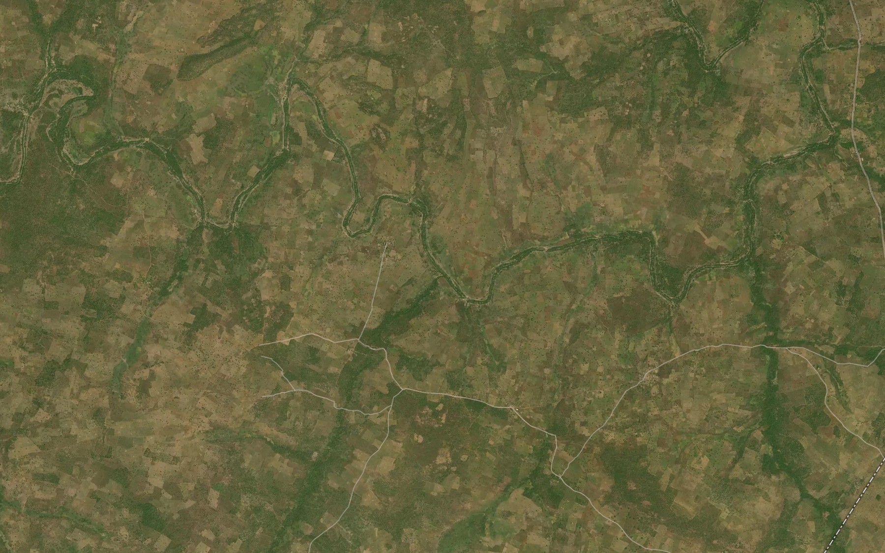 Satellite map of the River Kunma