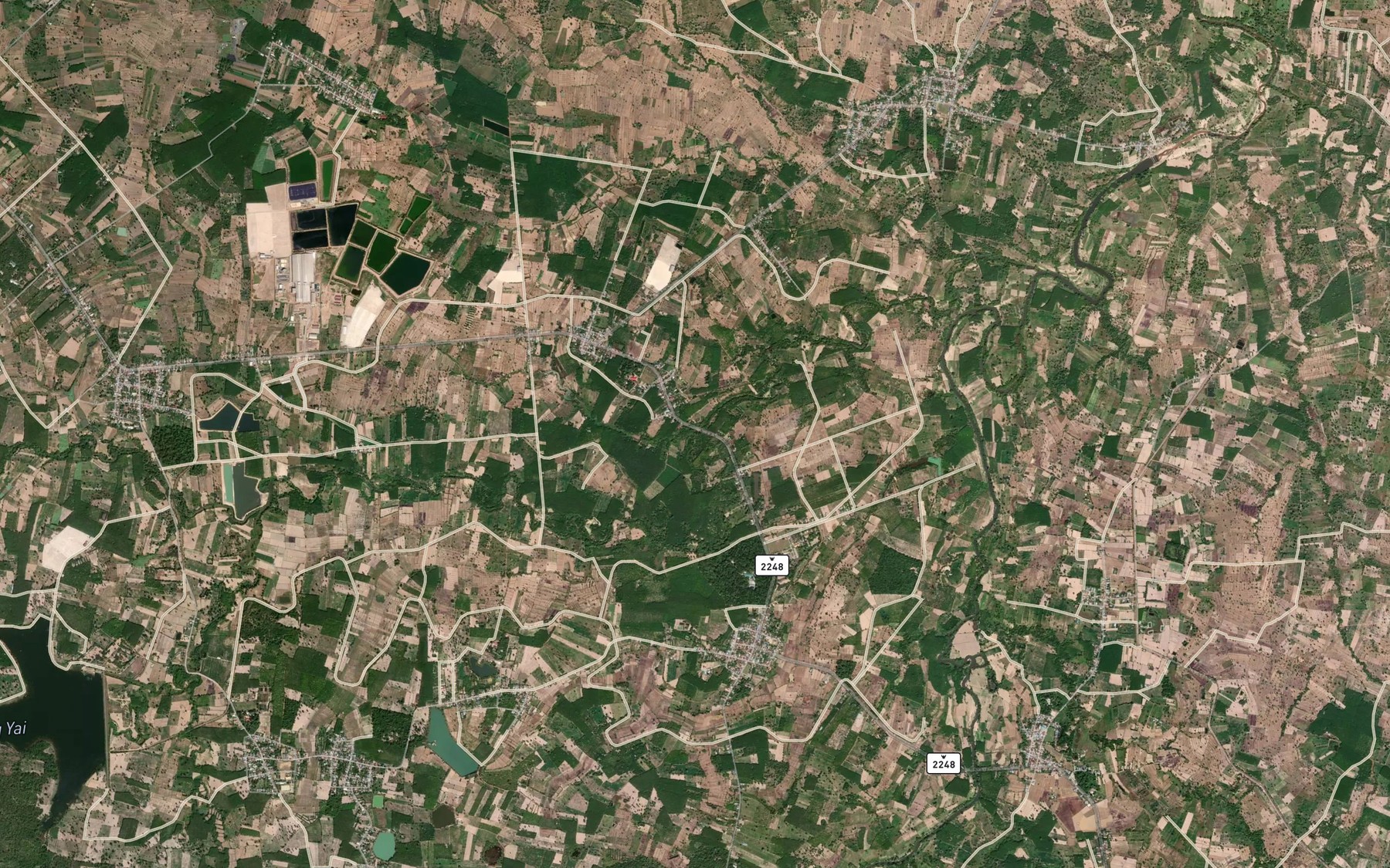 Satellite map of the Huai Hin Lat