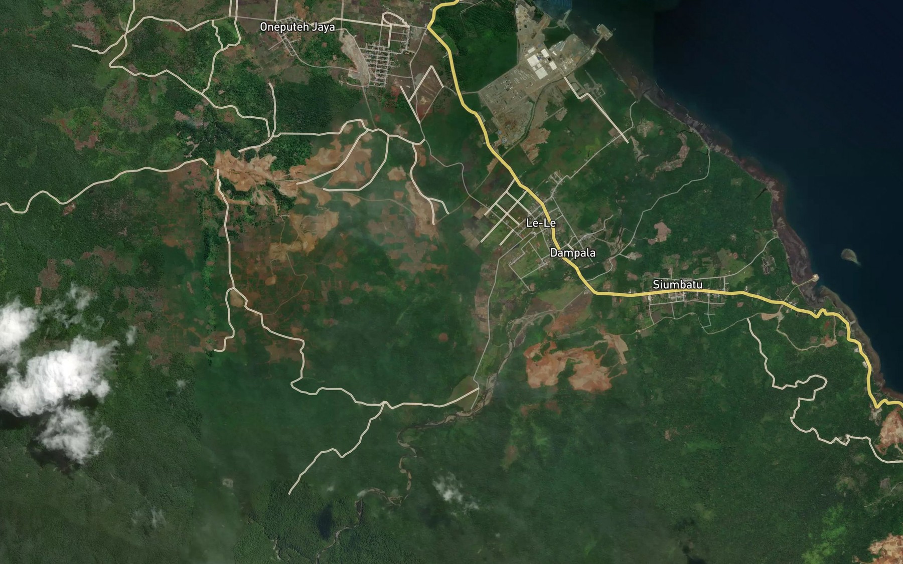 Satellite map of the La Masara