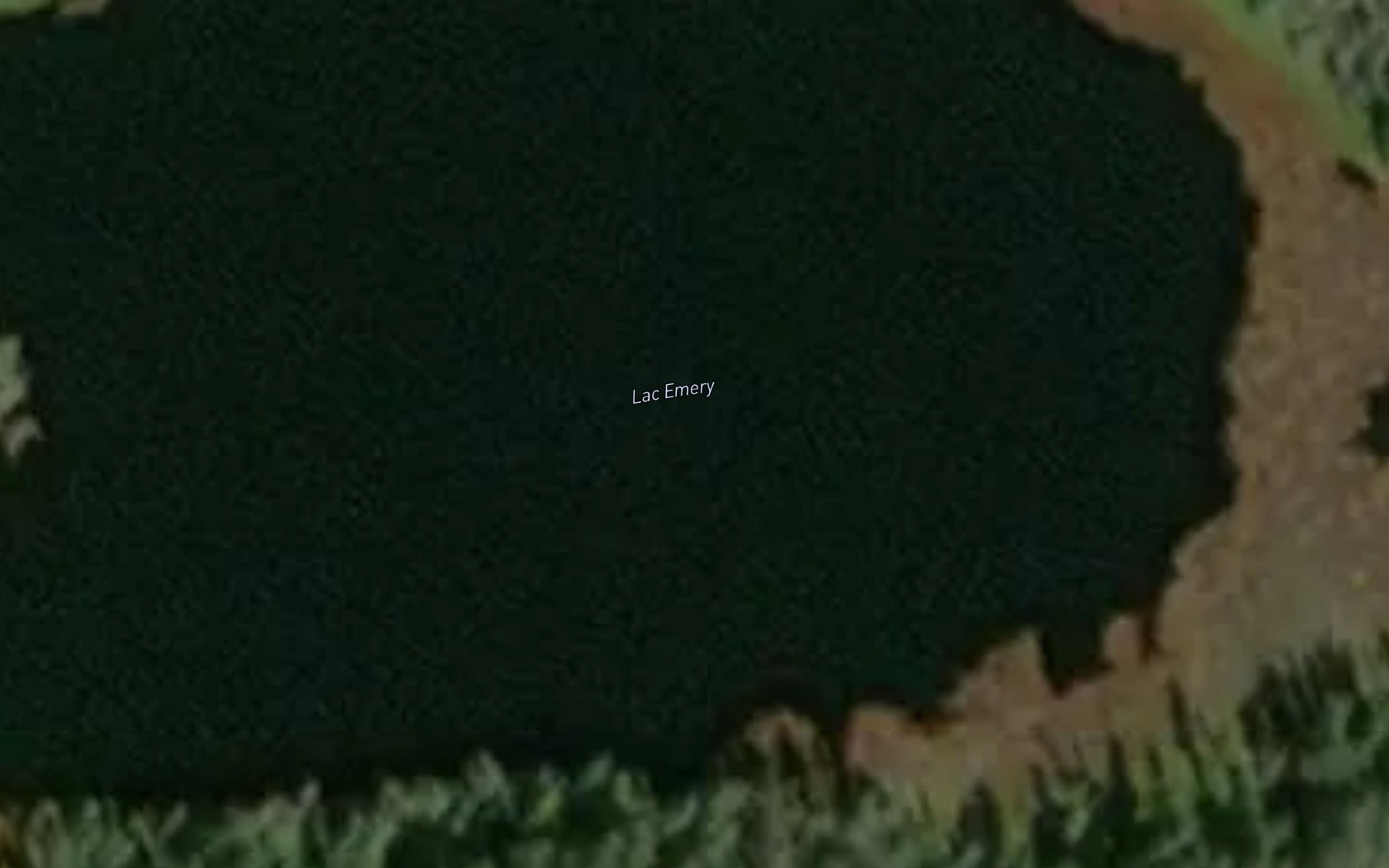Satellite map of the Lac Emery