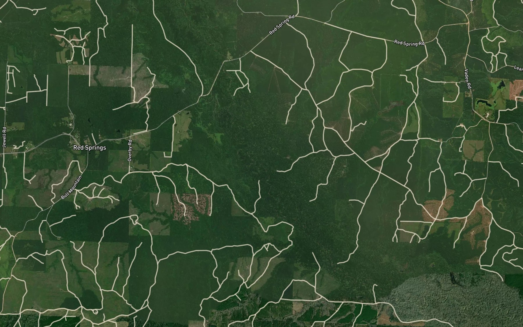 Satellite map of the Beech Branch