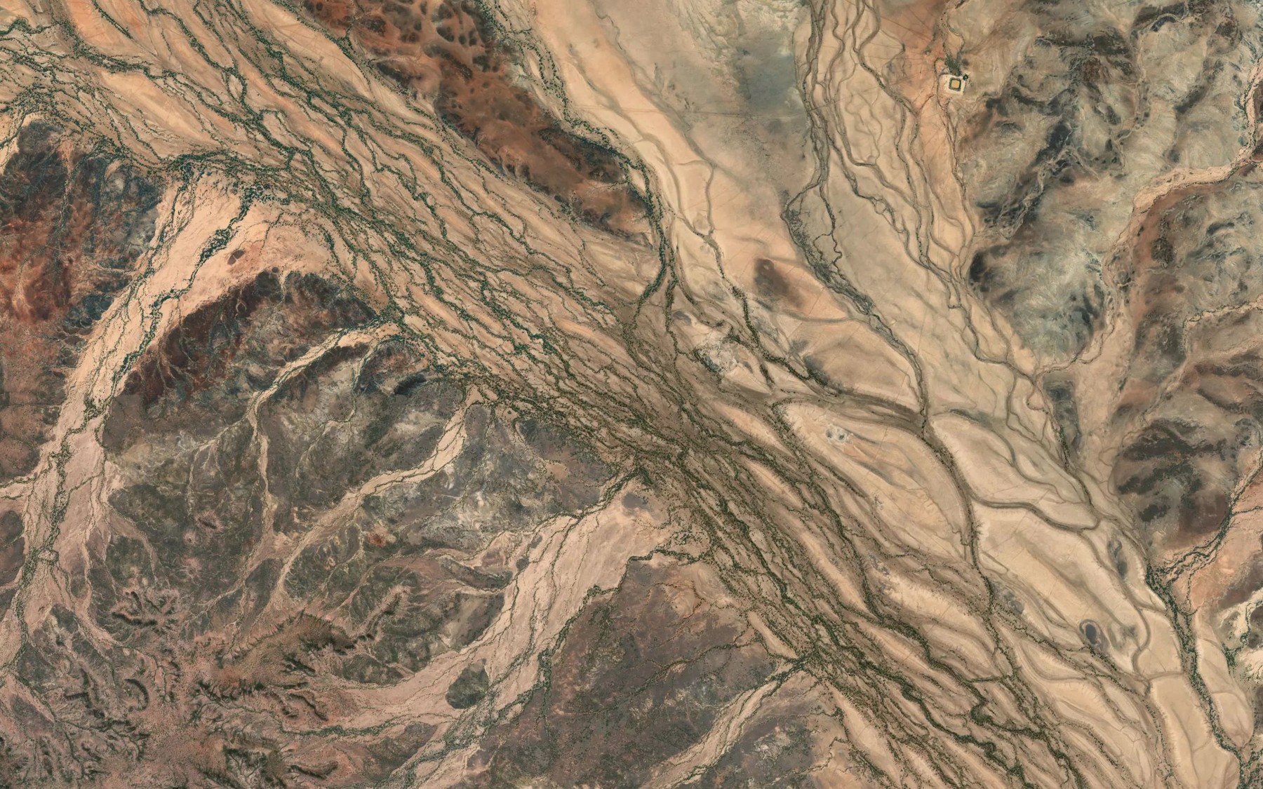 Satellite map of the O'Connor Creek