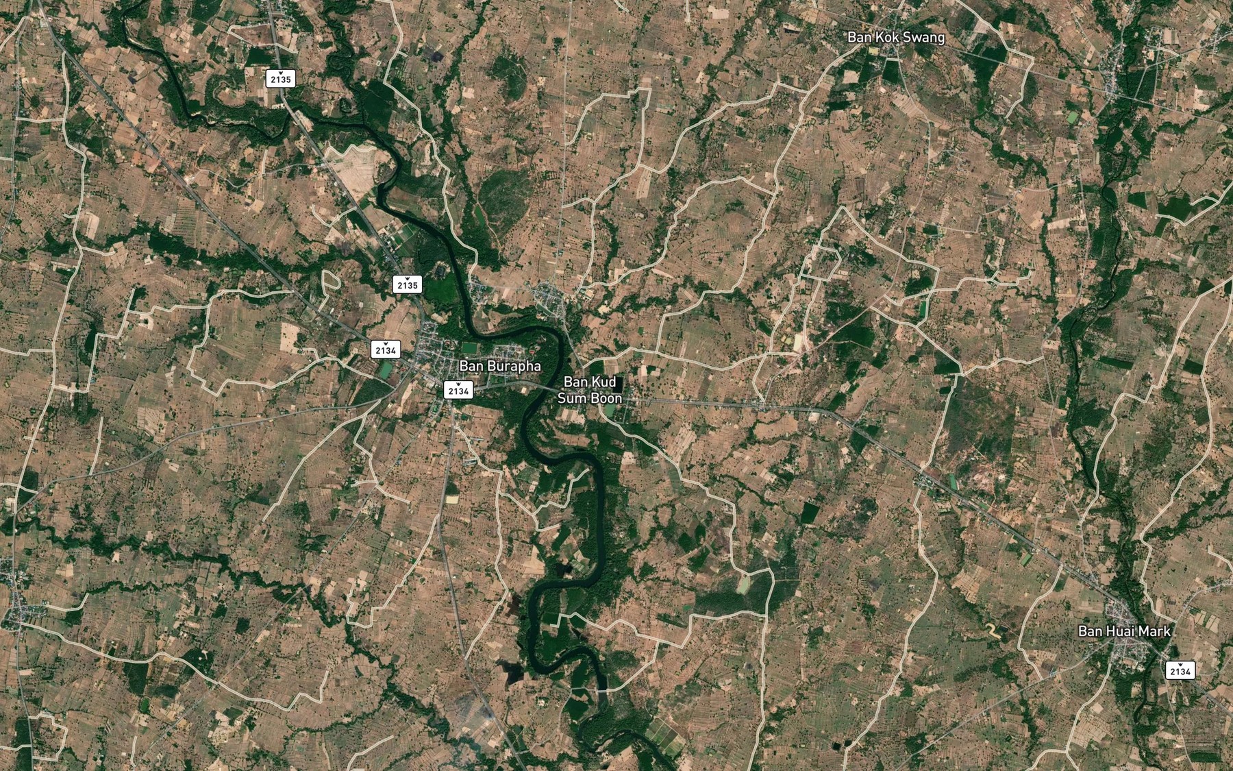 Satellite map of the Kut Phak Nam