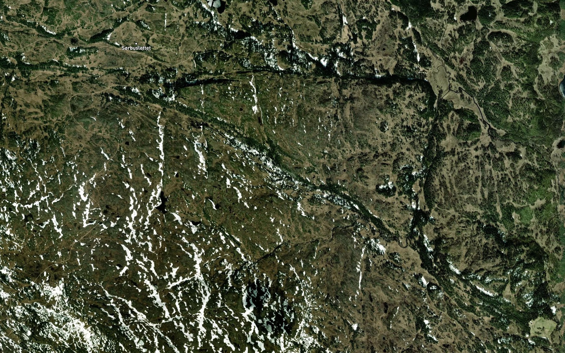 Satellite map of the Totta