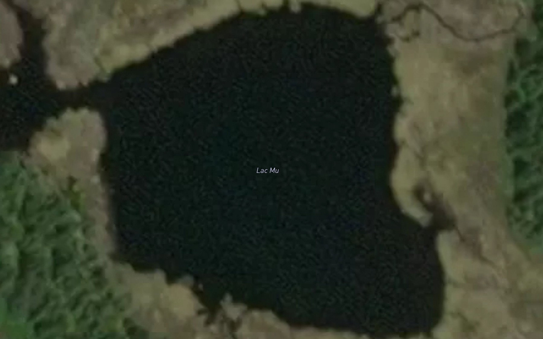 Satellite map of the Lac Mu