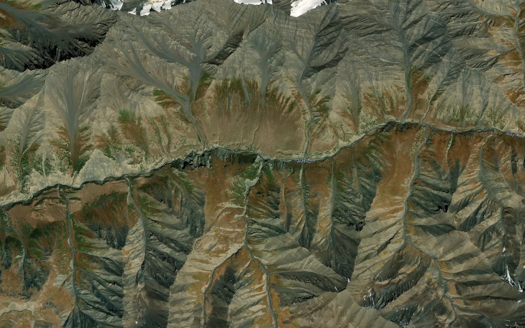 Satellite map of the Dzhamandzhilga