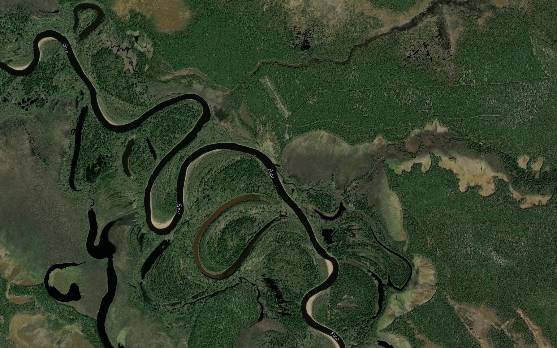Satellite map of the Vanina