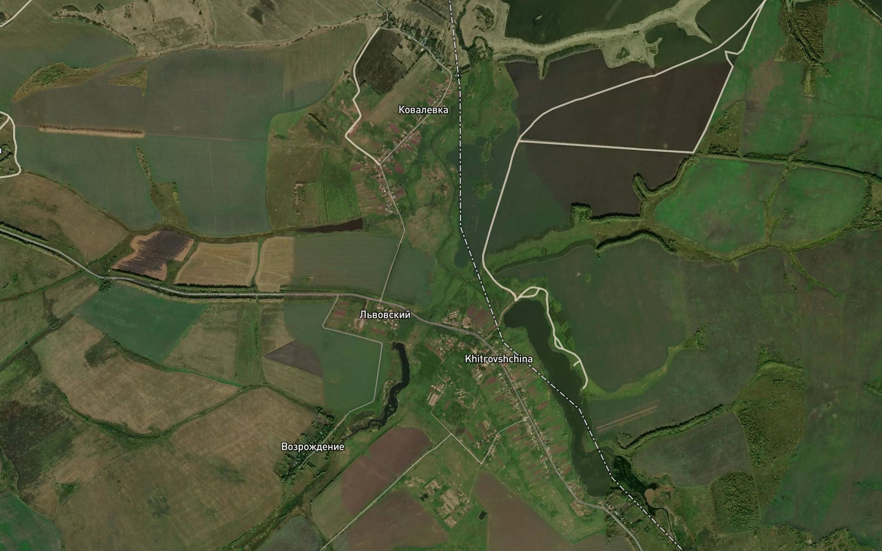 Satellite map of the Gnilusha