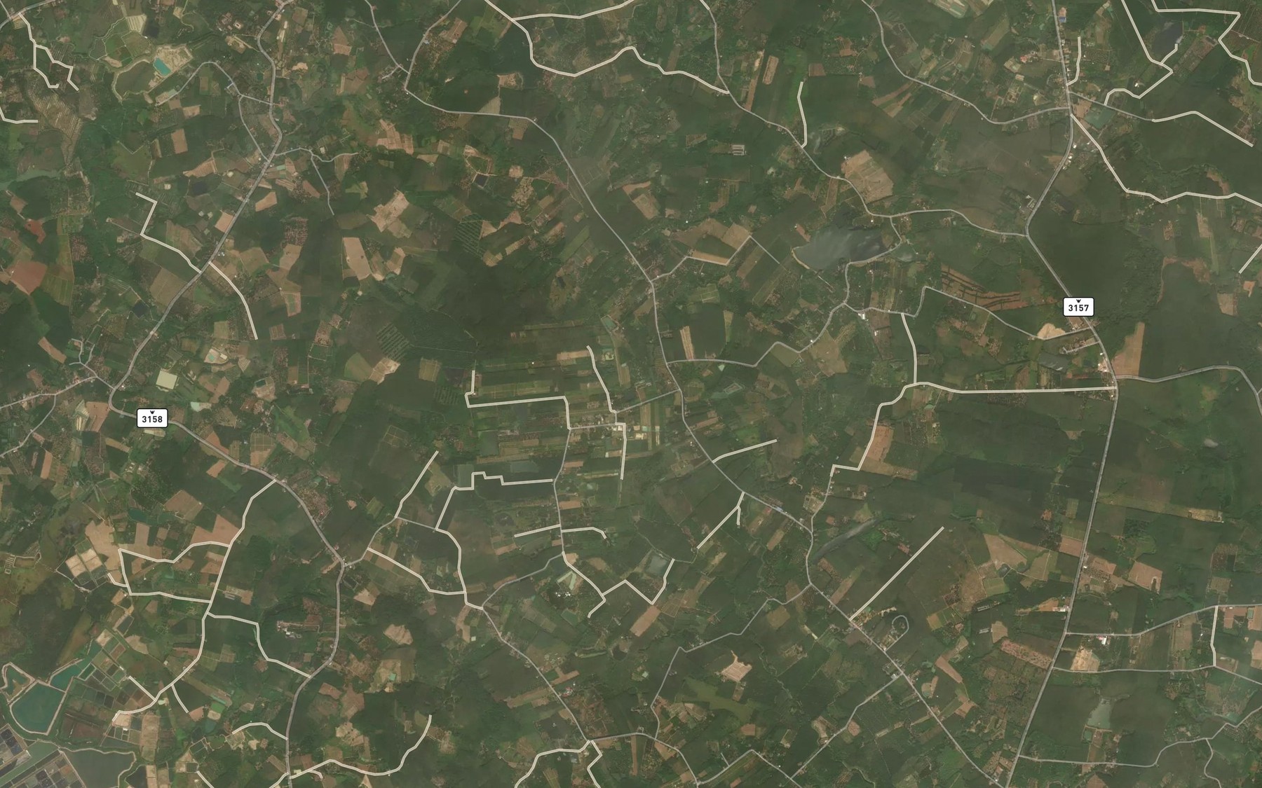 Satellite map of the Sa Kep Nam Ban Kasem Suk