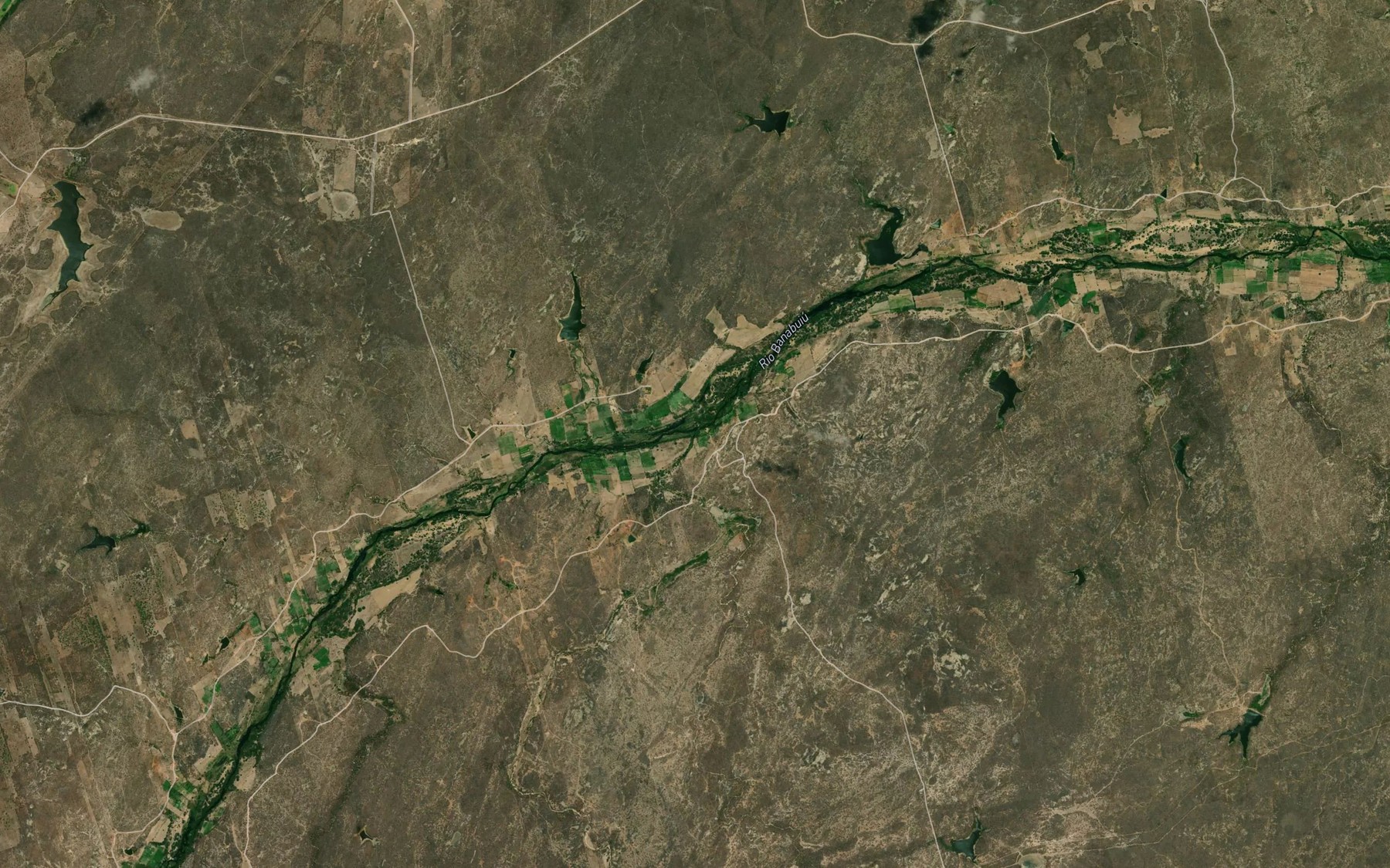 Satellite map of the Riacho Fundo