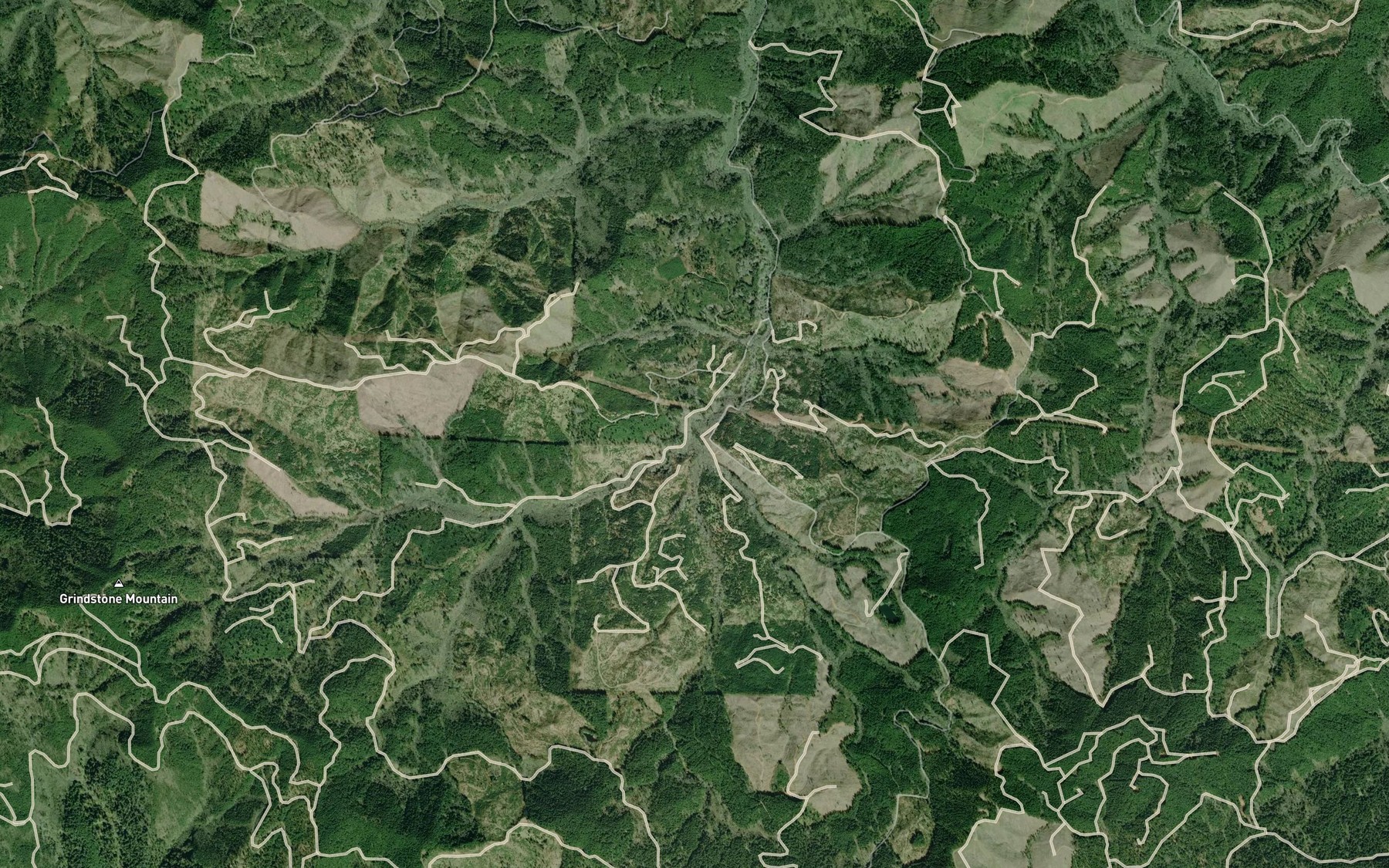 Satellite map of the South Creek